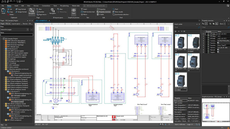 Interdisciplinary engineering – from preplanning, to electrical engineering, to fluid power engineering, to panel building and control cabinet manufacturing – all of it is now easier and clearer.